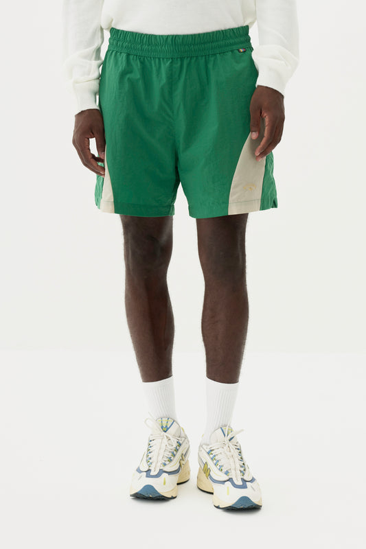 Short Nylon Fishnet - Verde e Off White