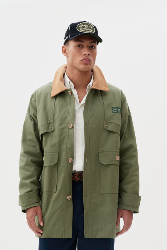 Jaqueta Trench Coat Noir - Verde