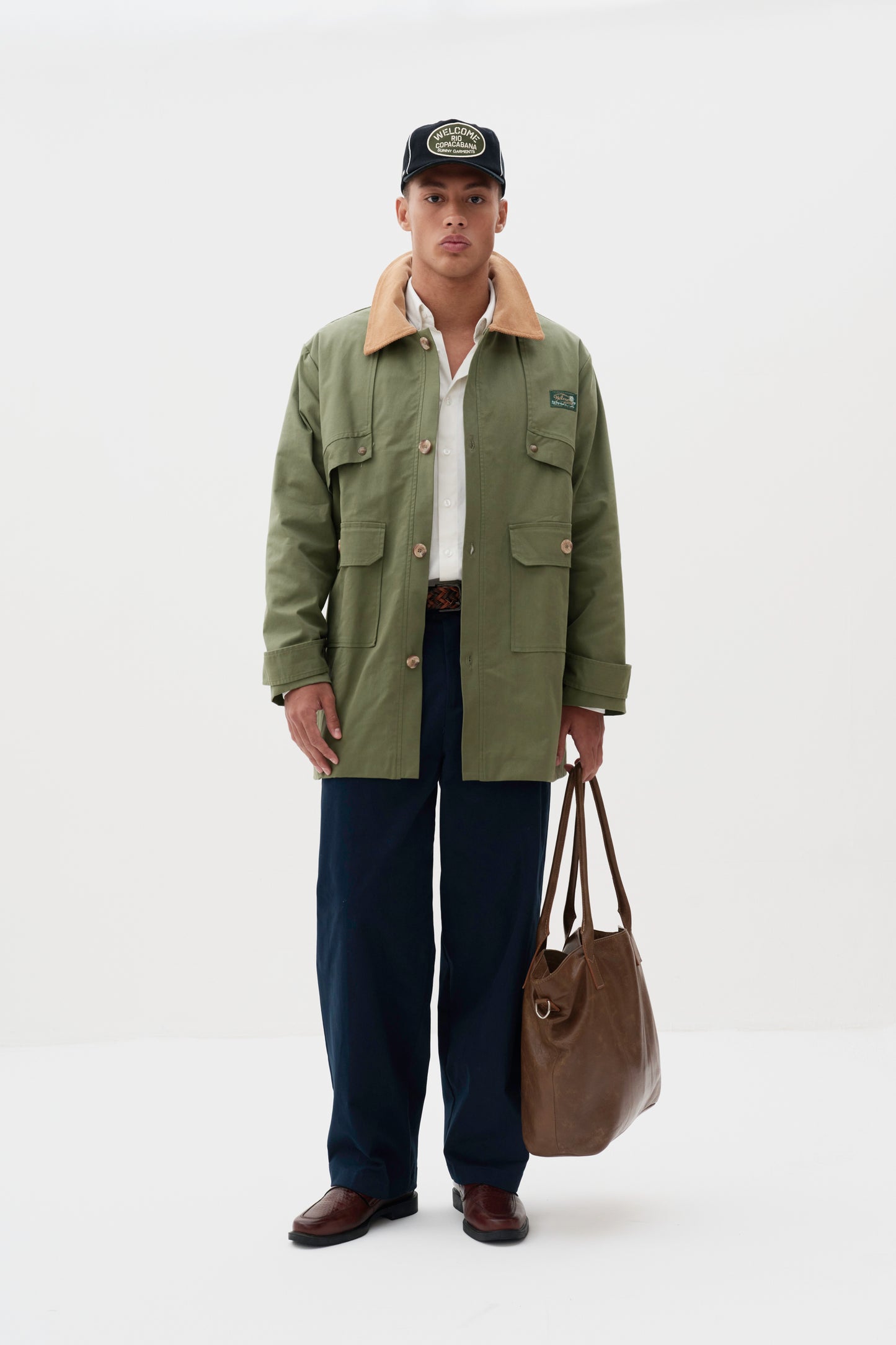 Jaqueta Trench Coat Noir - Verde