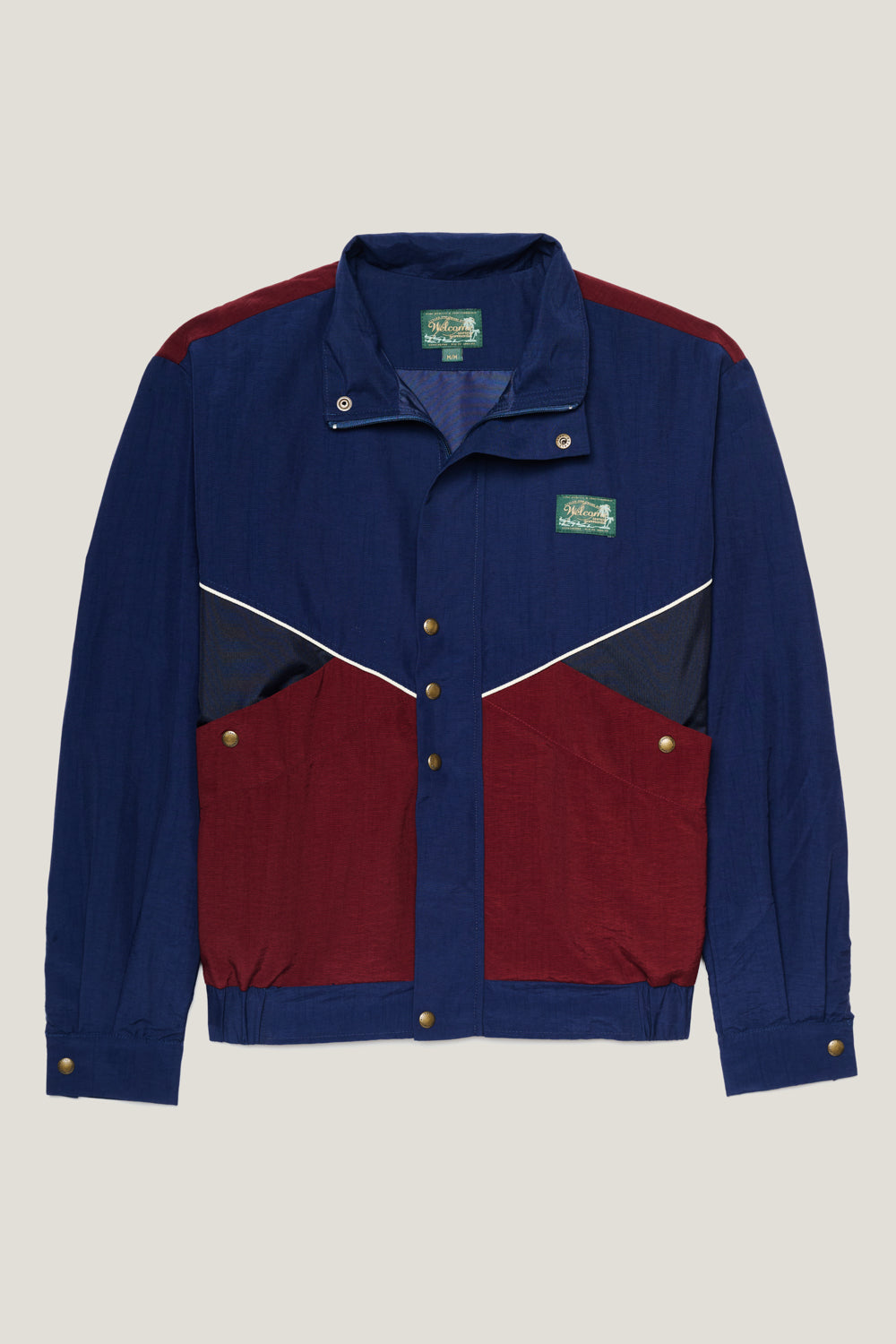 Jaqueta Duotone Windbreaker - Azul e Vinho