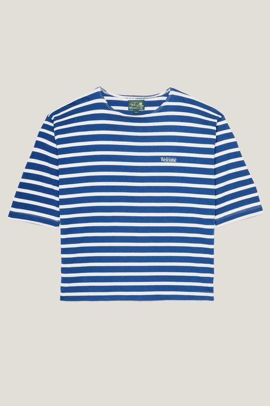 T-shirt Mariner Listrada Azul - Manga 3/4