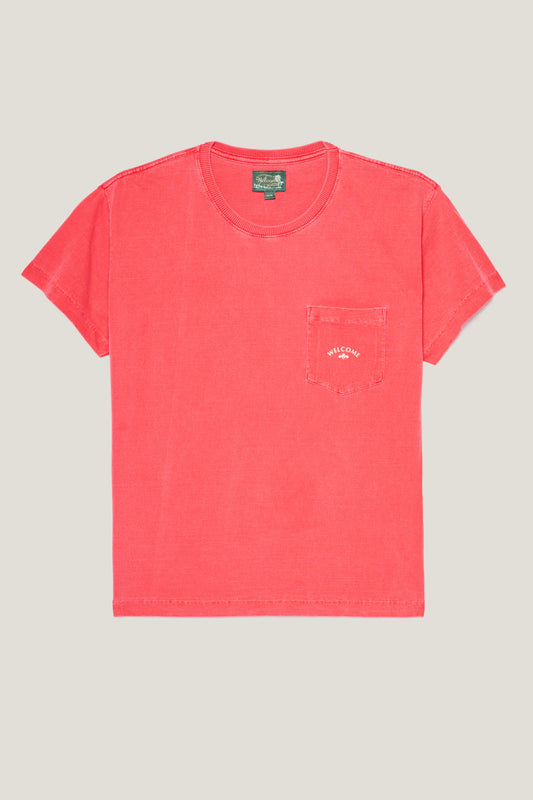 T-shirt Sunny Pocket - Magenta