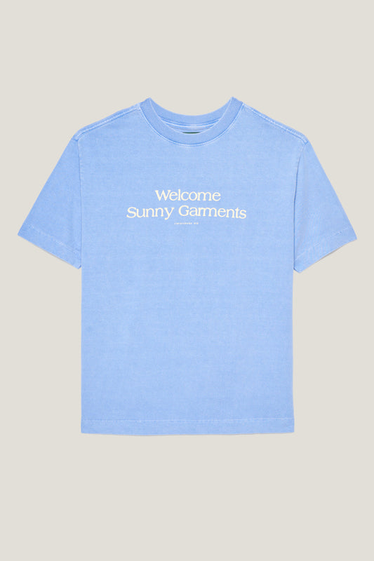 T-shirt Regular Fit Sunny - Azul Stoned