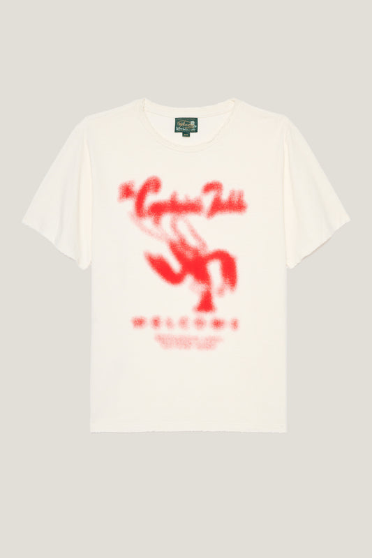 T-shirt Slim Fit Lobster - Off White