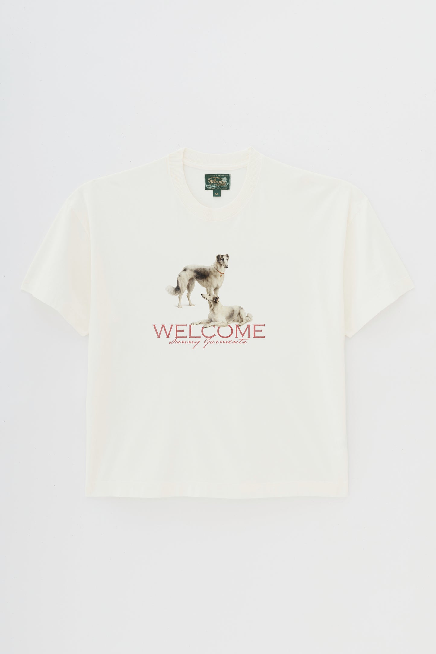 T-Shirt Boxy Fit Galgo - Off White