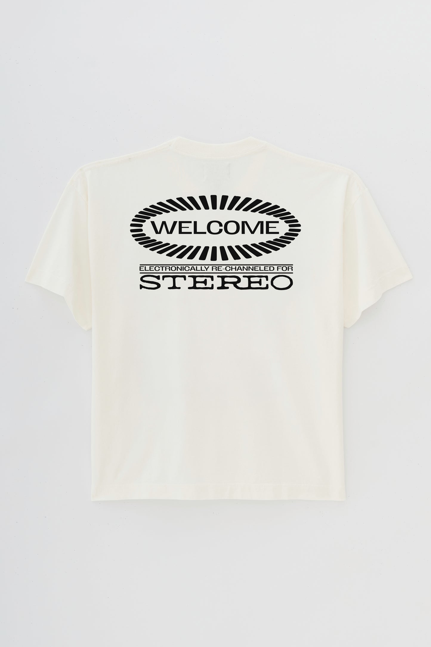 T-shirt Boxy Fit Stereo - Off White