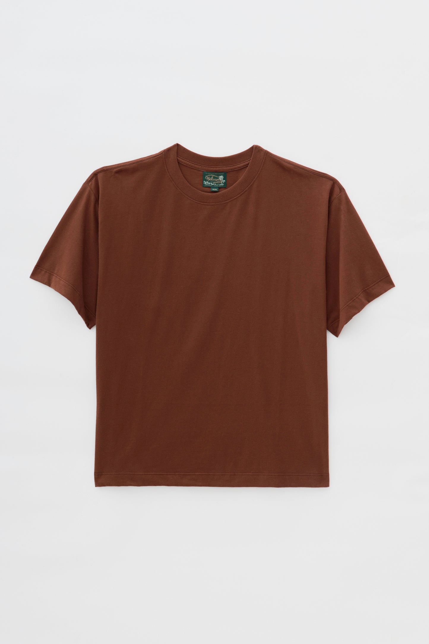 T-shirt Boxy Fit Basic - Marrom