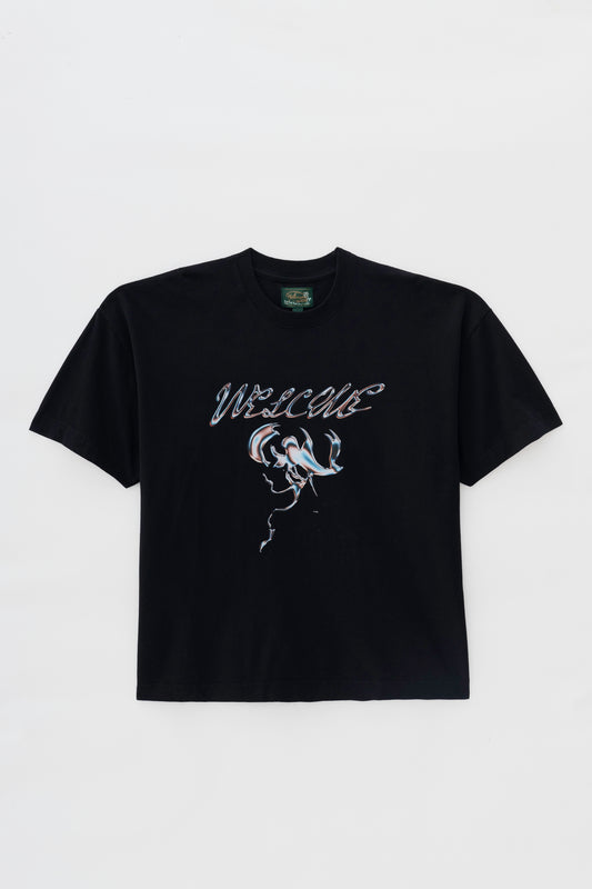 T-shirt Coiffeur Regular Fit - Preta