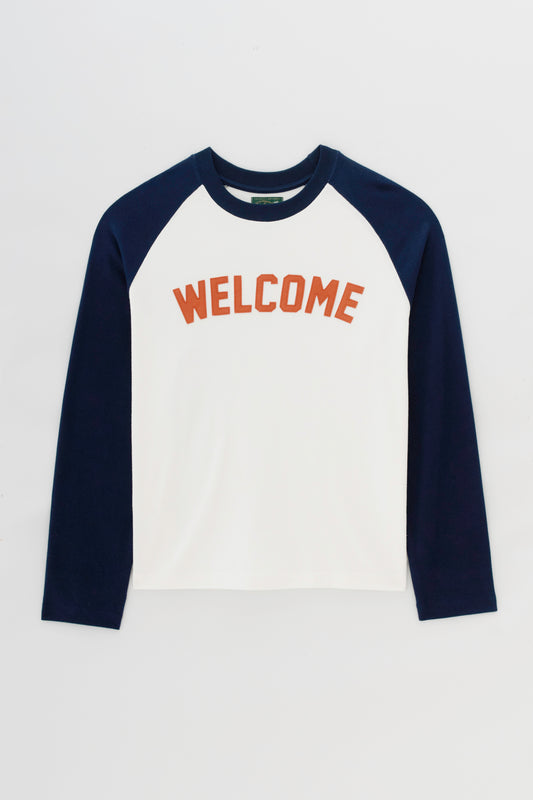 T-Shirt Raglan Manga Longa