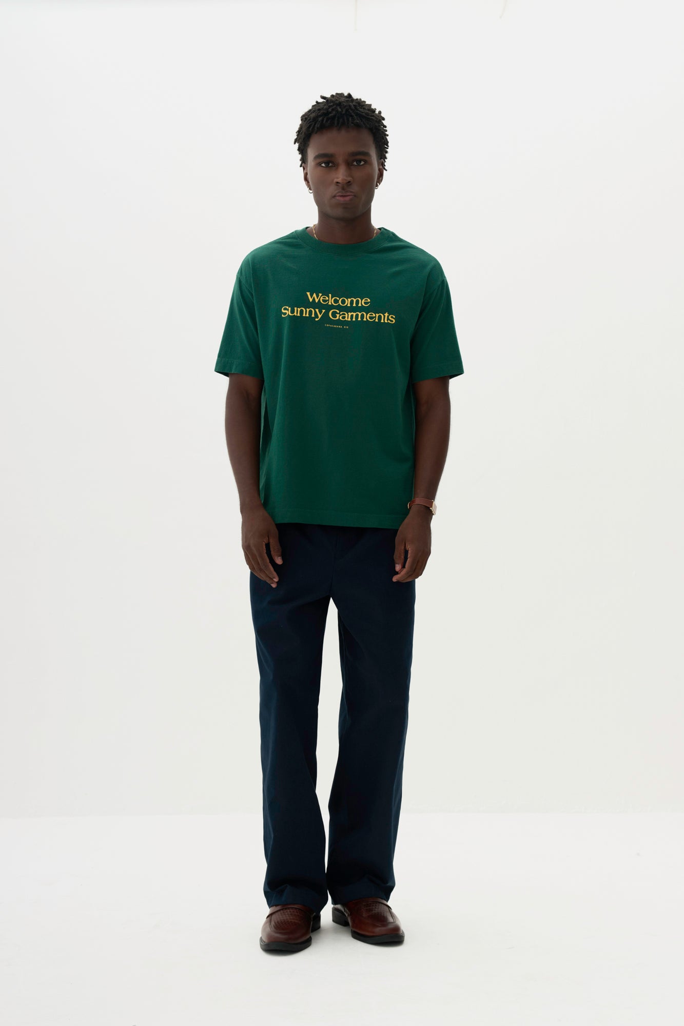 T-Shirt Regular Fit Sunny - Verde e Amarelo