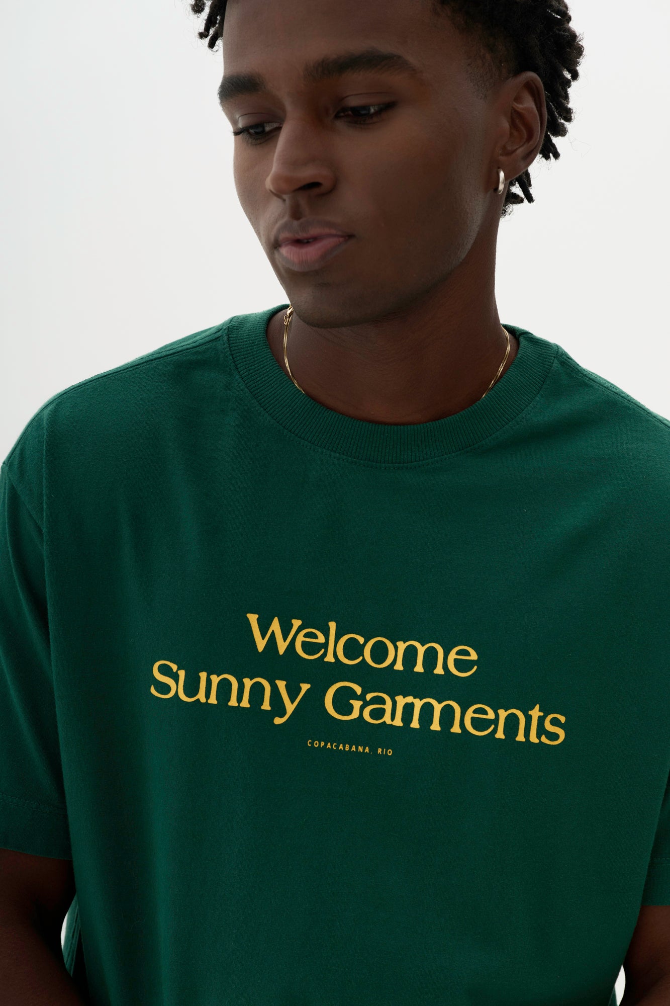 T-Shirt Regular Fit Sunny - Verde e Amarelo