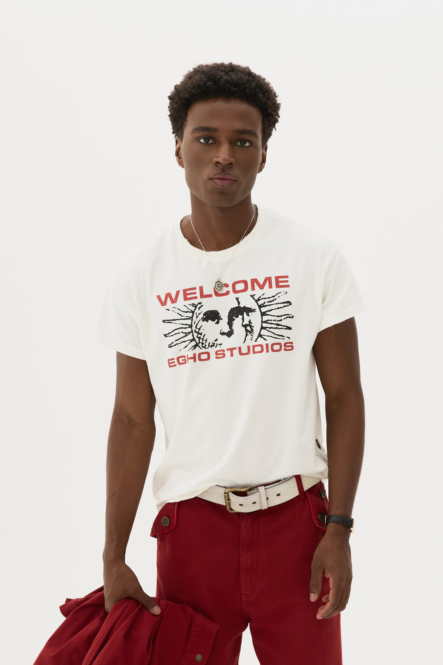 T shirt Regular Fit Duality x Egho - Off White