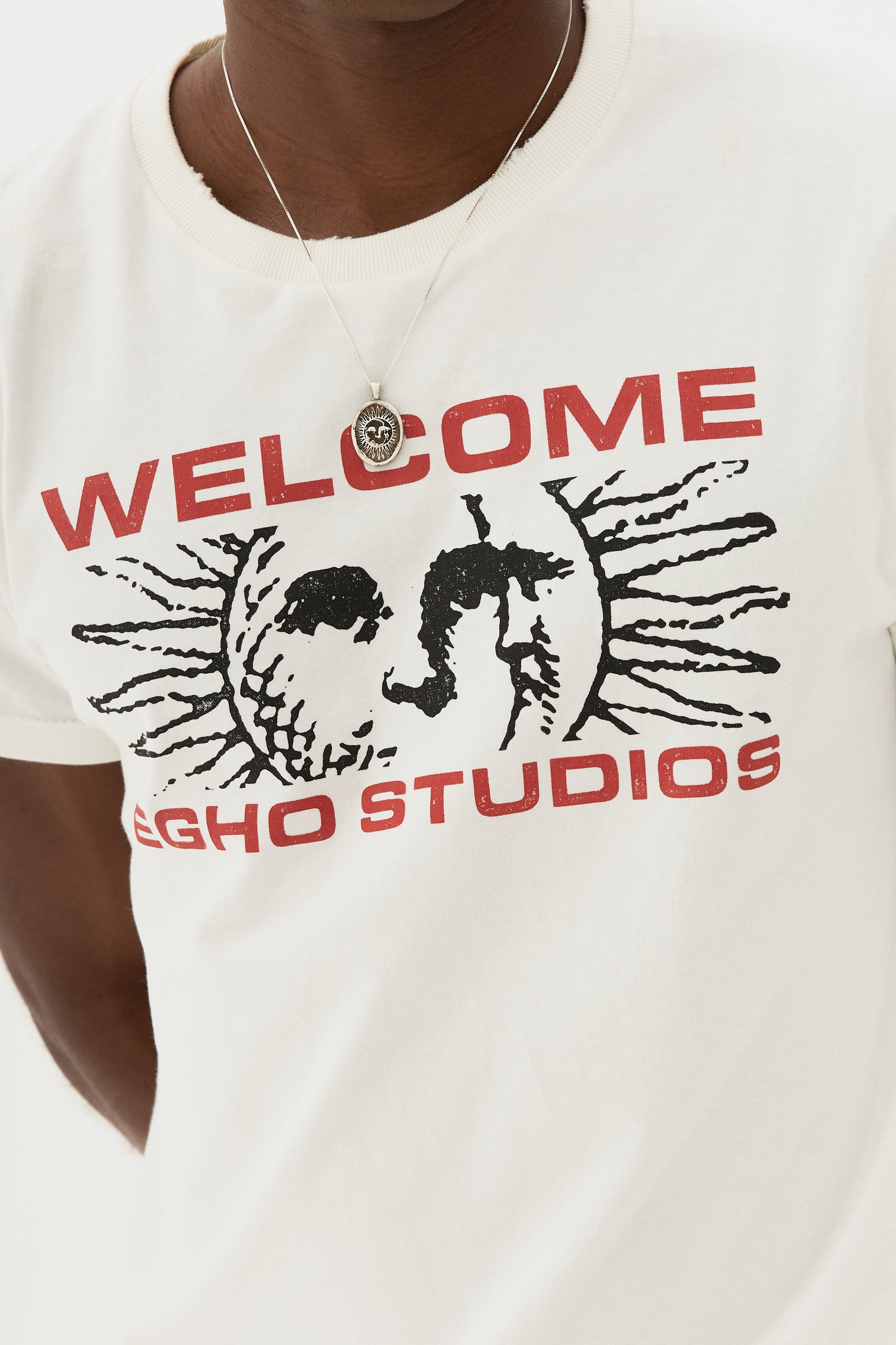 T shirt Regular Fit Duality x Egho - Off White