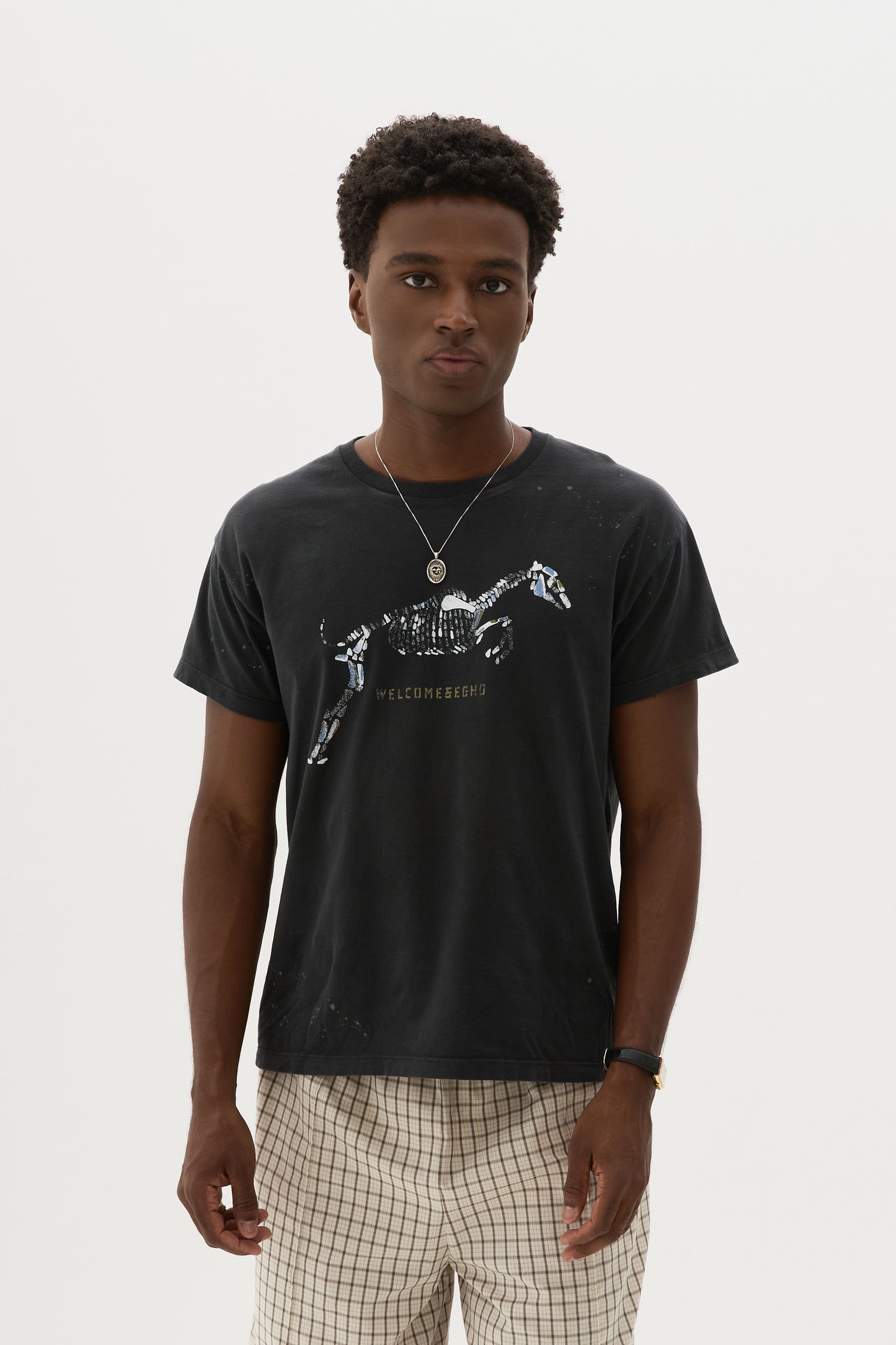 T shirt Submariner Fit Skeleton x Egho - Preto