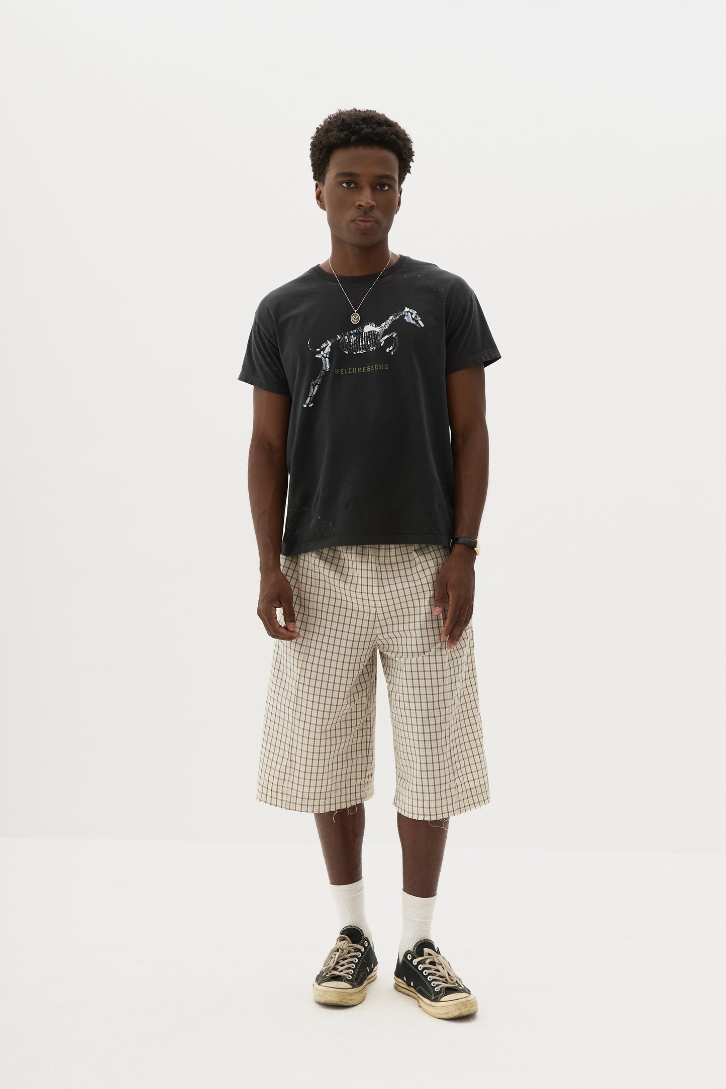 T shirt Submariner Fit Skeleton x Egho - Preto