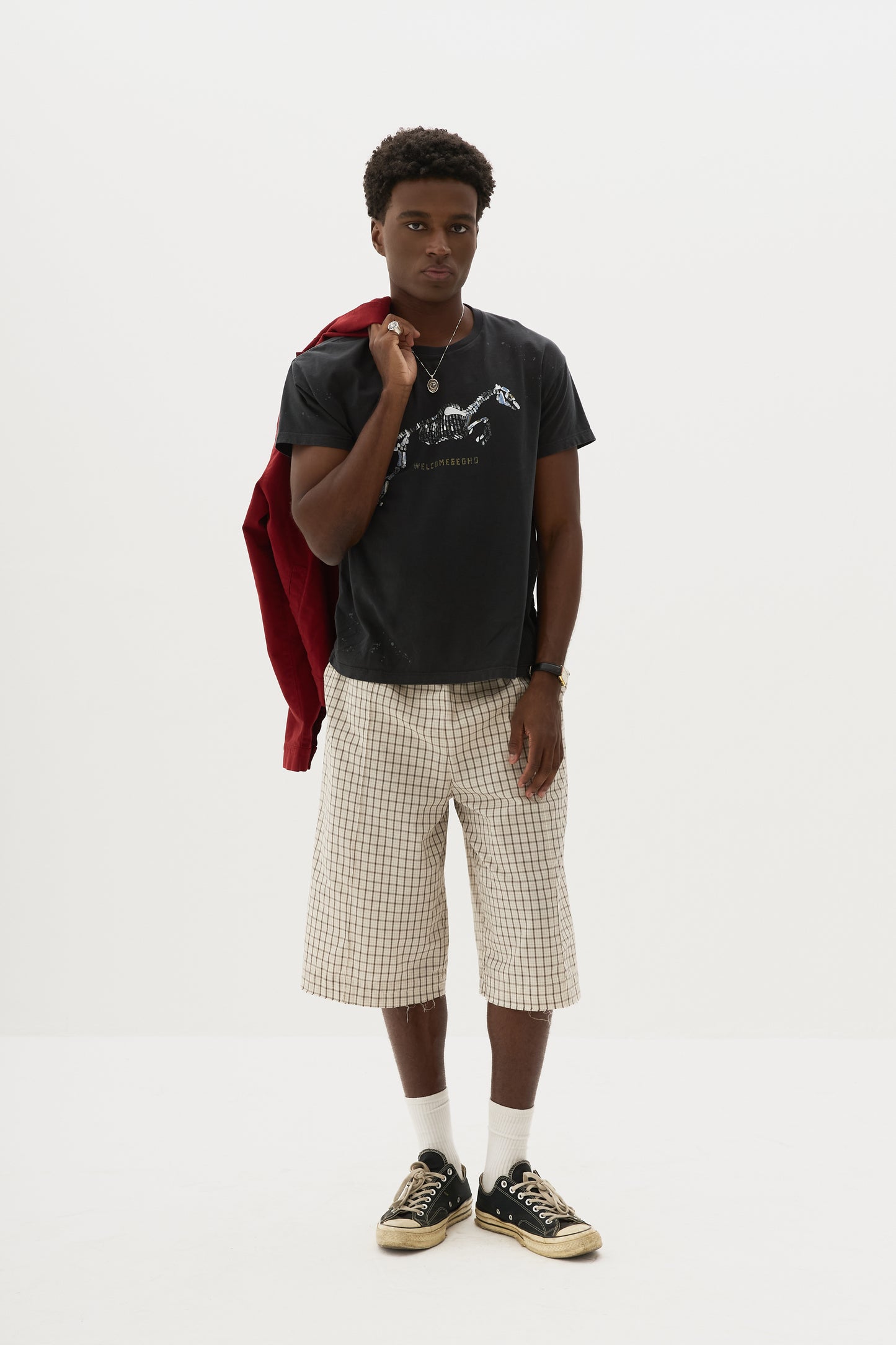 T shirt Submariner Fit Skeleton x Egho - Preto