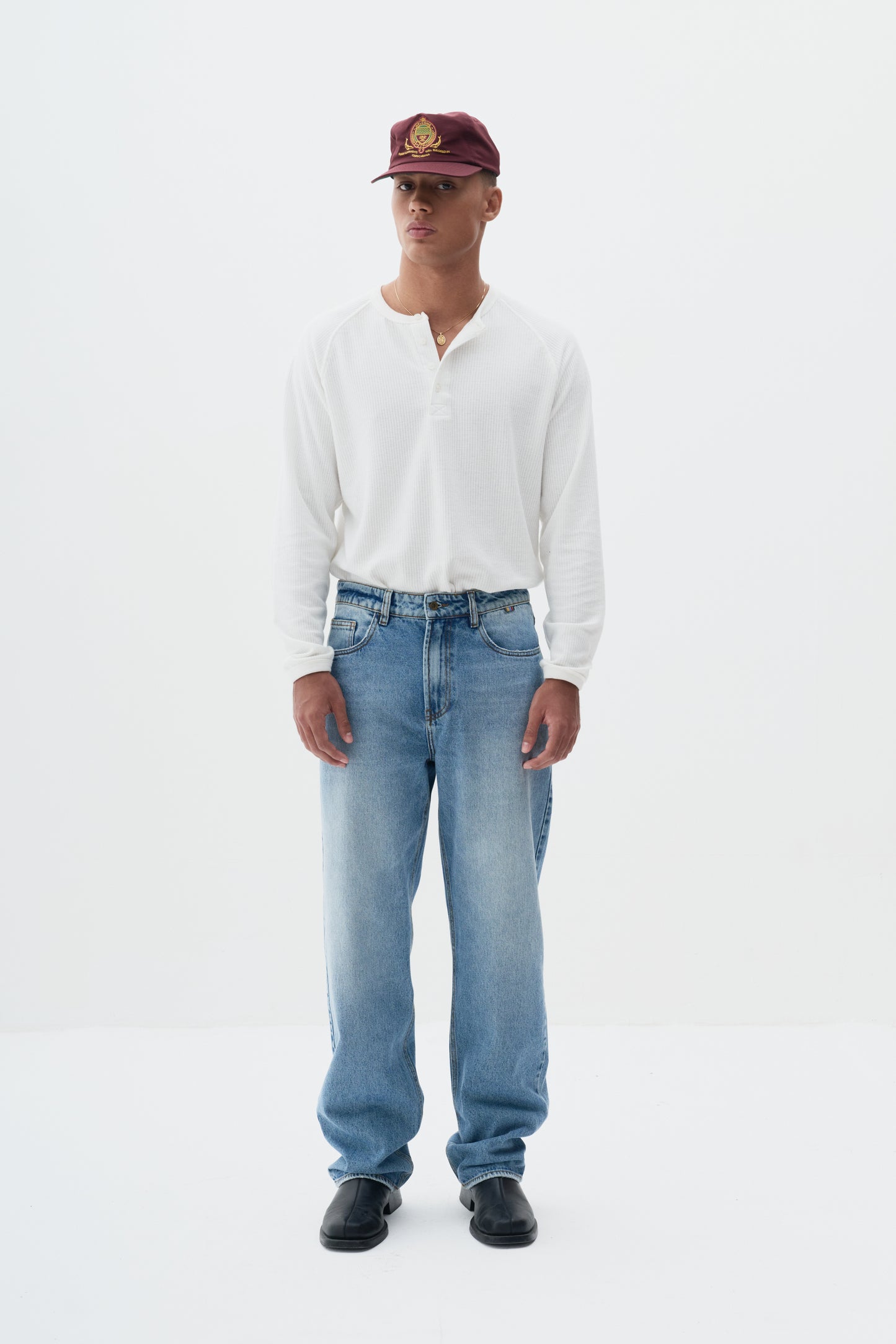 Calça Jeans Straight Five Pockets - Media