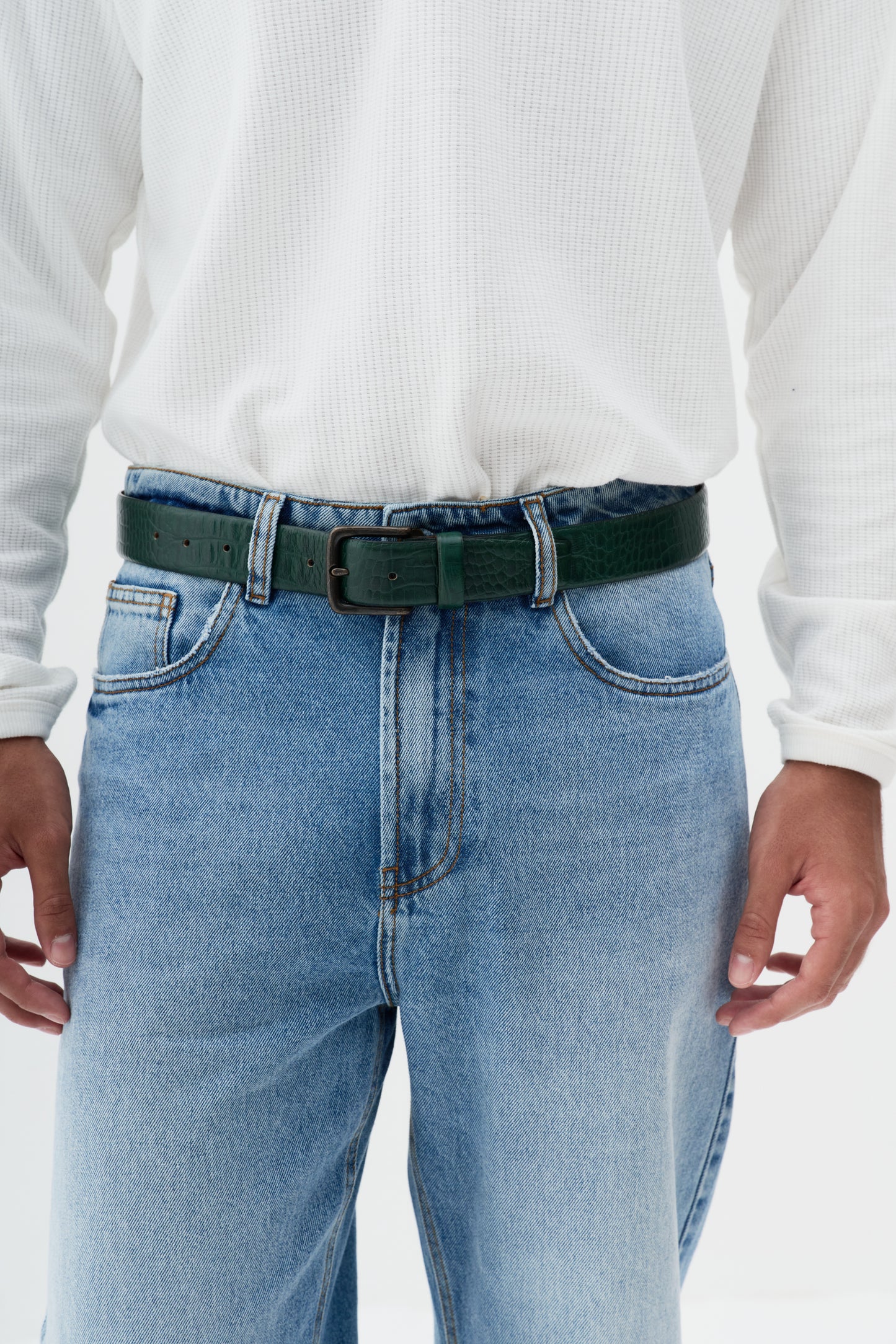 Calça Jeans Straight Five Pockets - Media