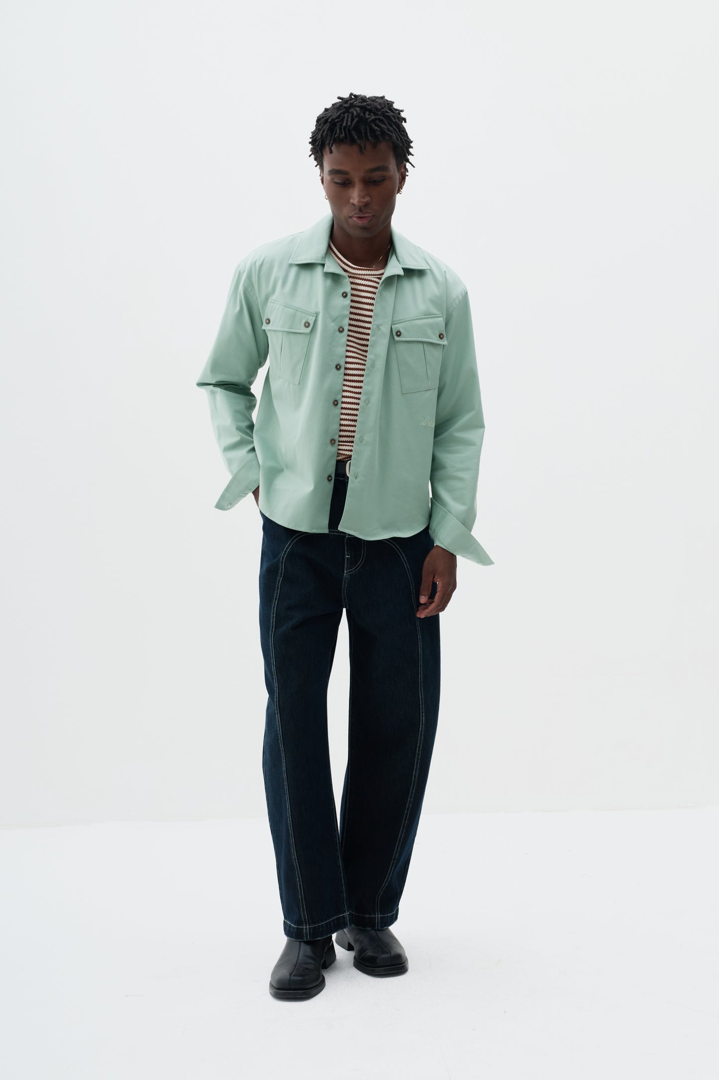 Camisa Overshirt Safari  - Verde Militar