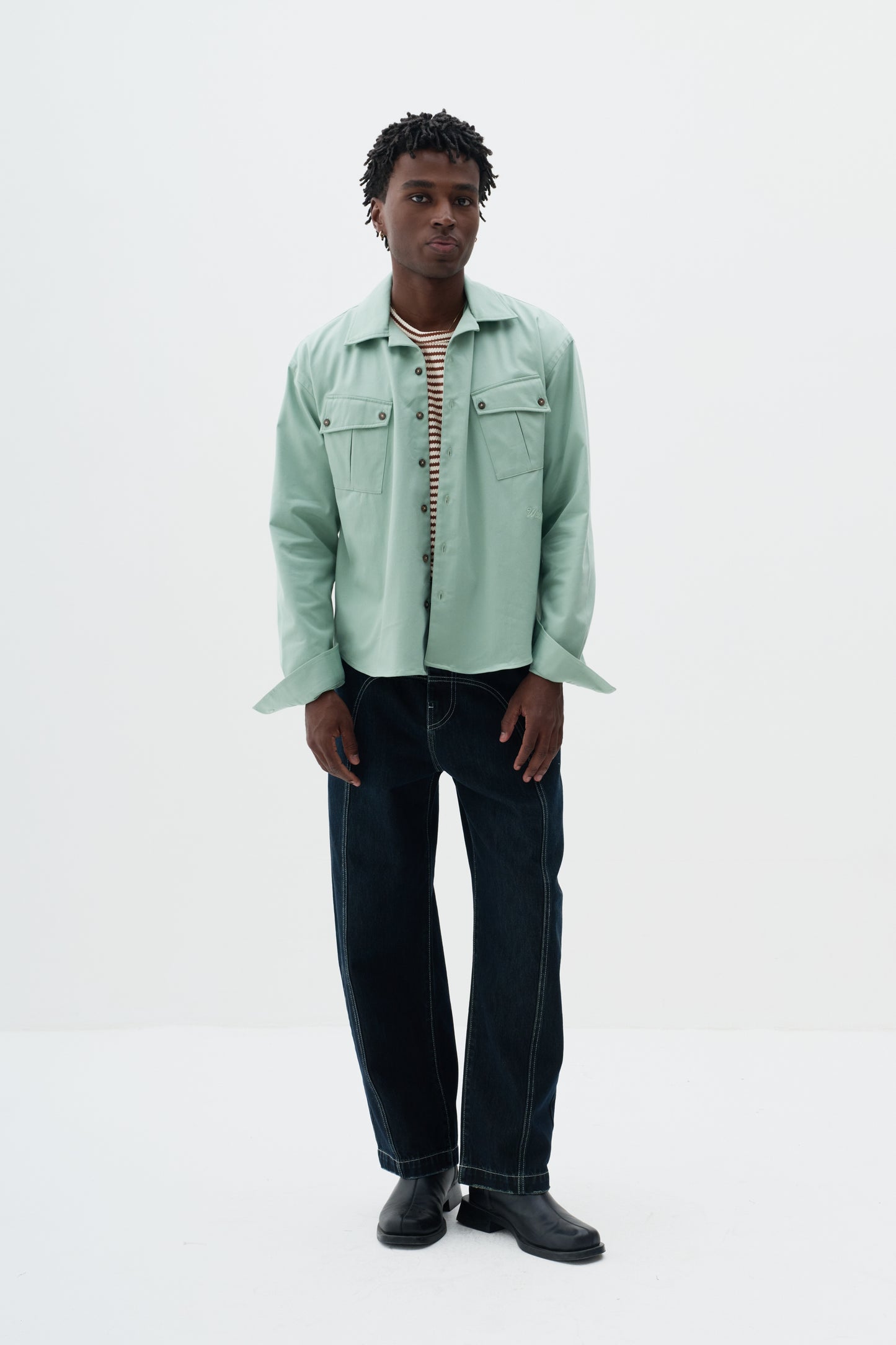 Camisa Overshirt Safari  - Verde Militar