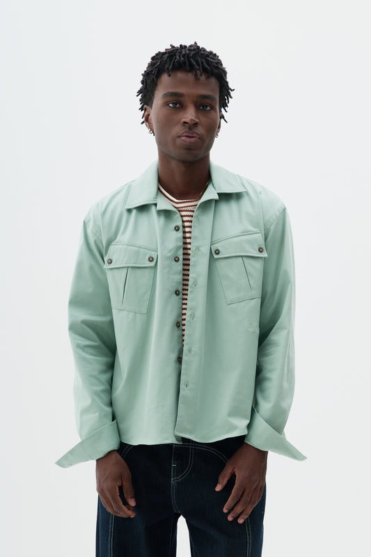Camisa Overshirt Safari - Verde Militar