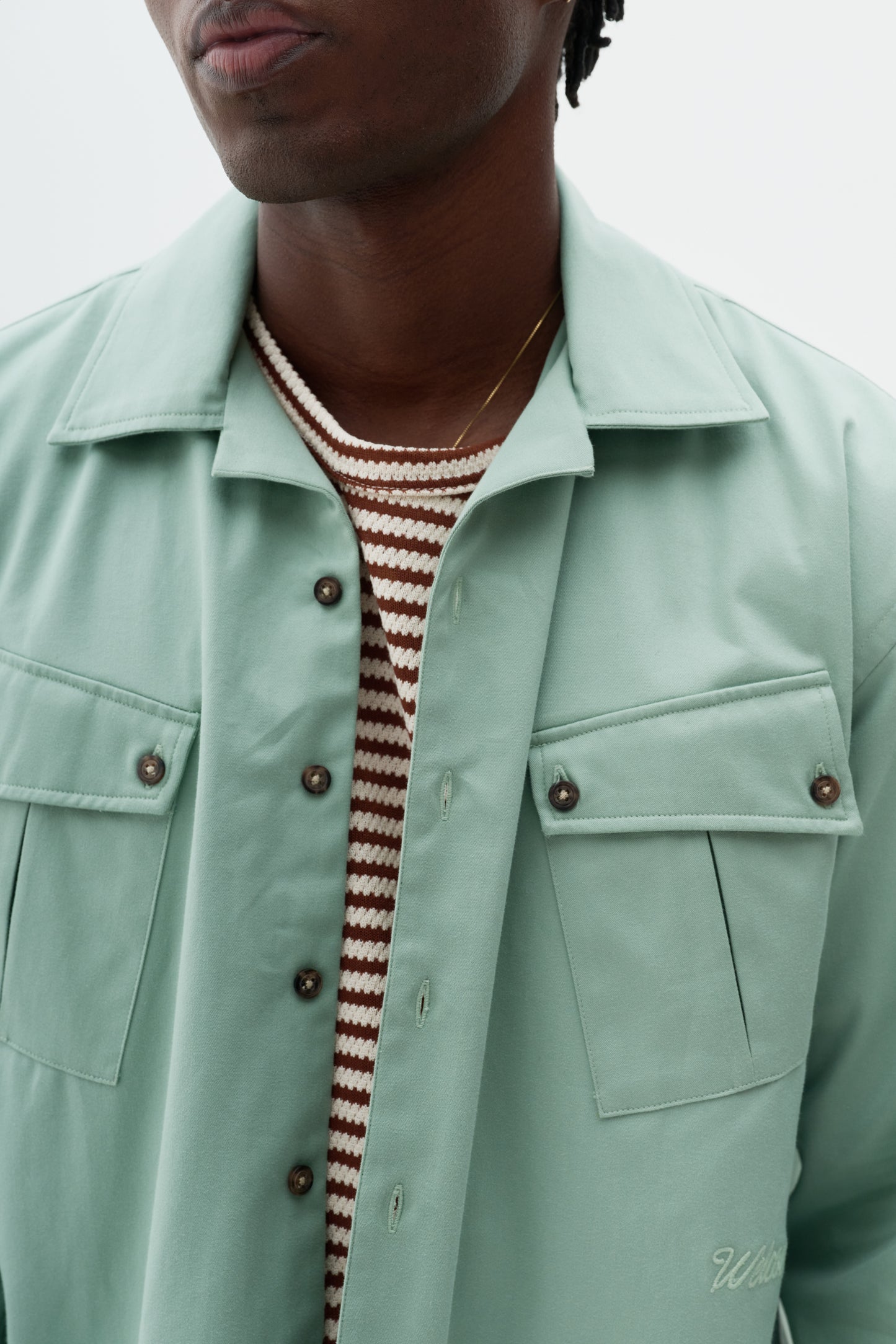 Camisa Overshirt Safari  - Verde Militar