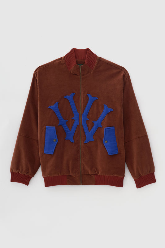 Jaqueta Bomber Veludo W - Ocre