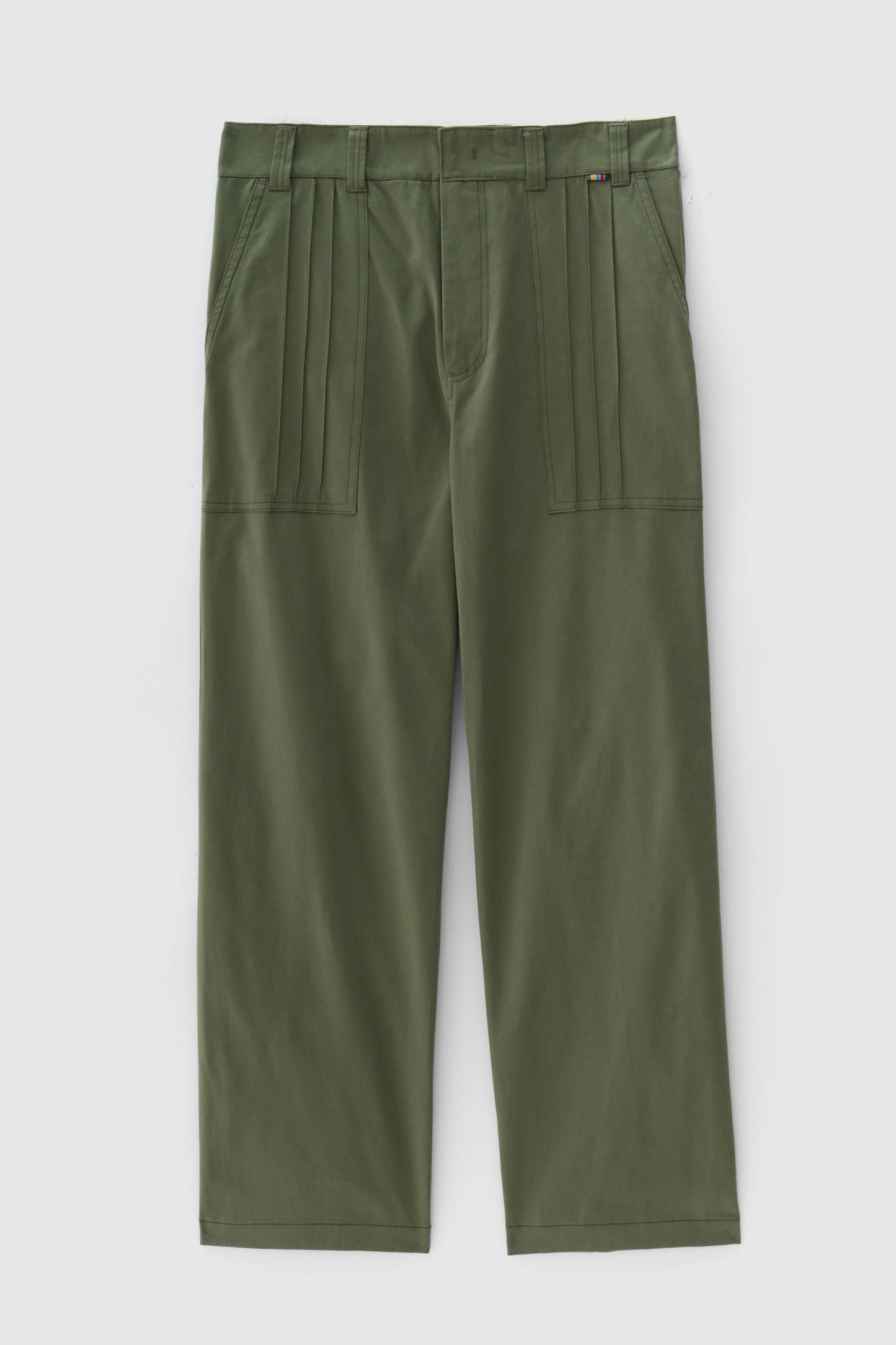 Calça Fatigue Tripla Prega - Verde Militar