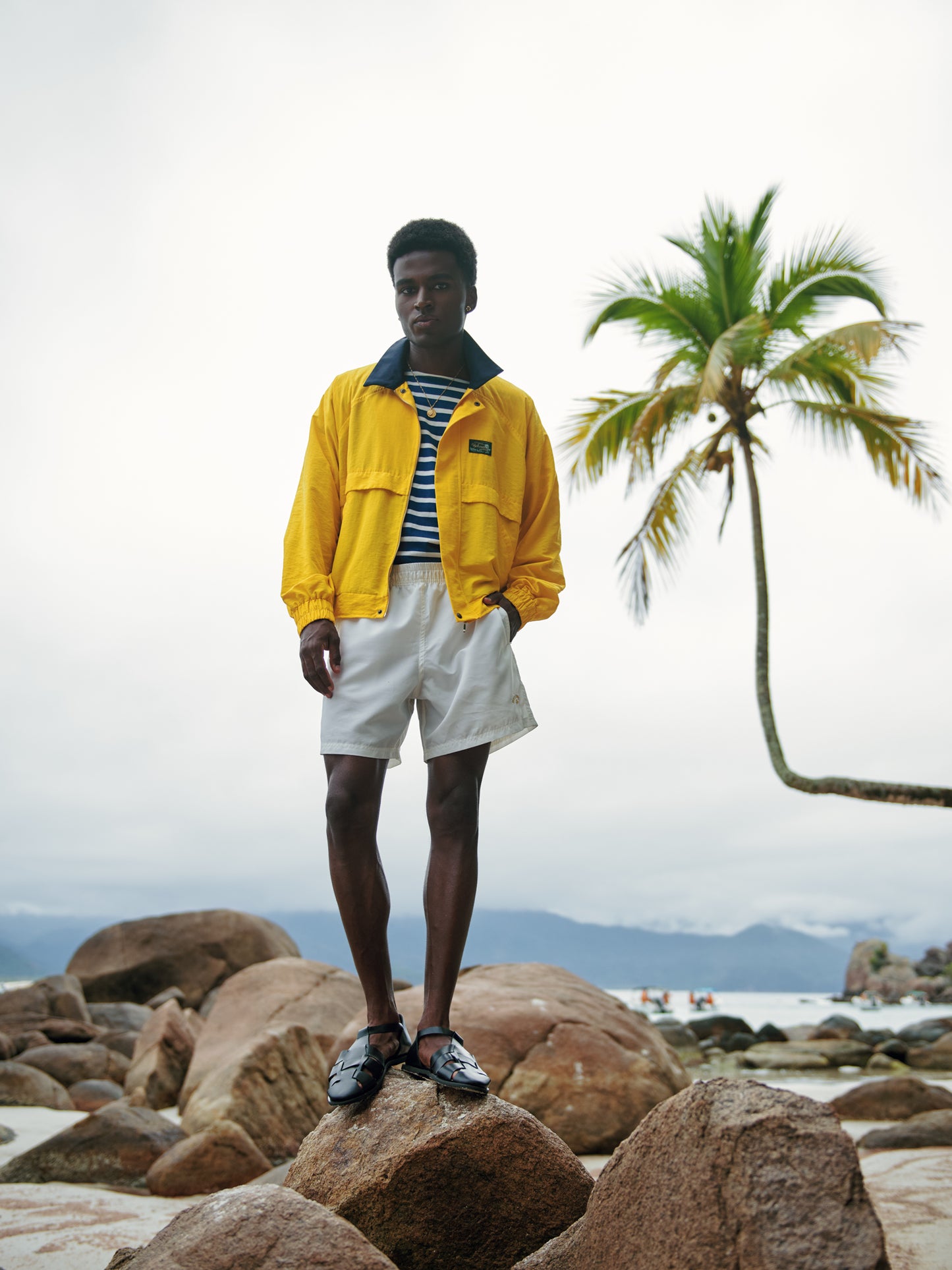 Jaqueta Windbreaker Dock - Amarelo