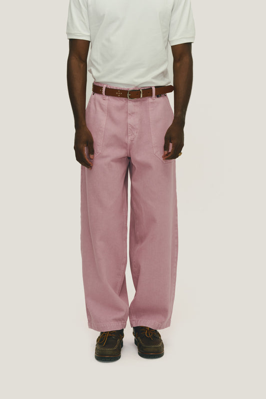 Calça Jeans Balloon - Rosa
