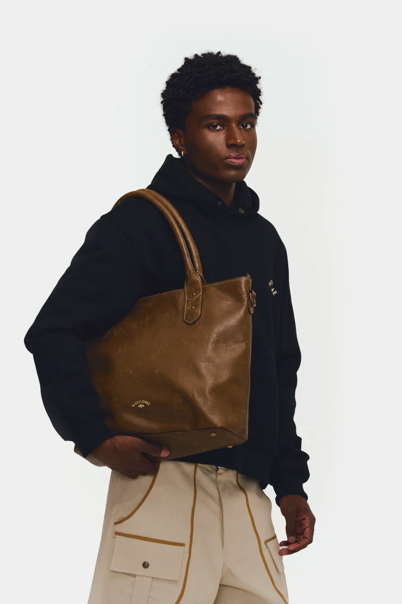 Bolsa de Couro Capanema - Marrom Cacau