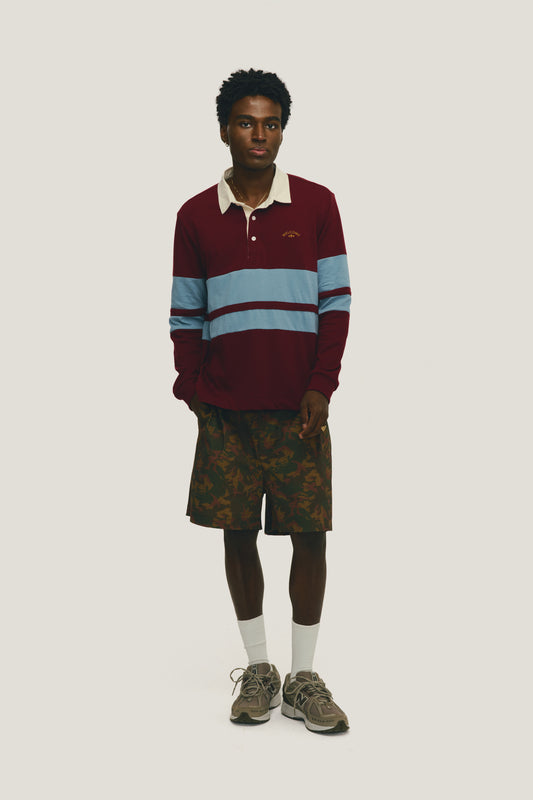 Polo Rugby Tulipa Listra ML - Vinho Bordeaux