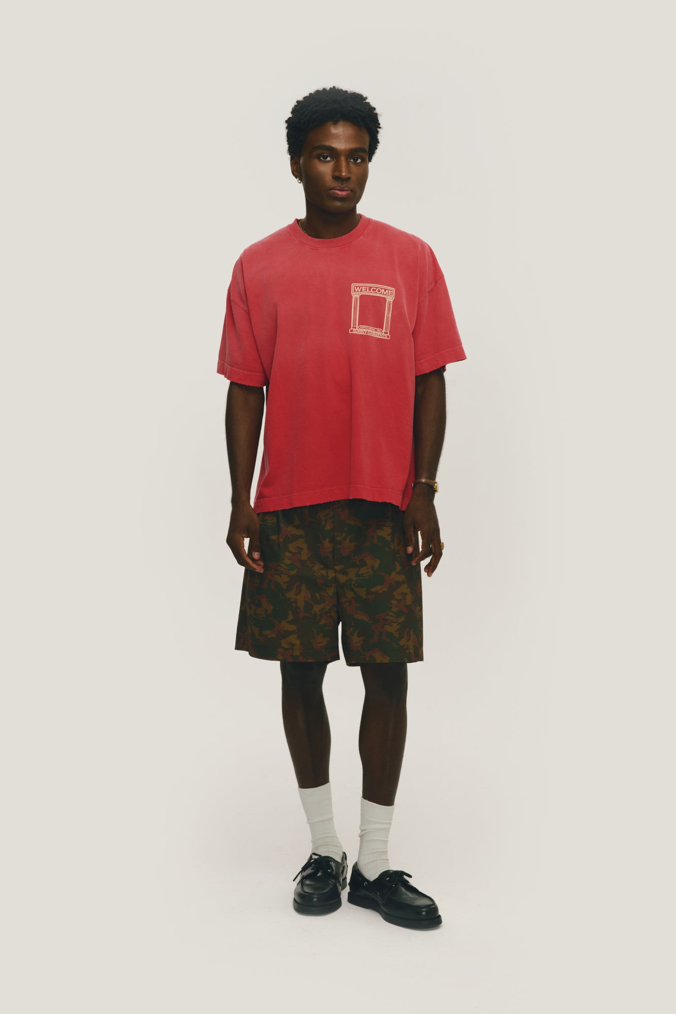 T-Shirt Boxy Fit Prize - Vermelha Stoned