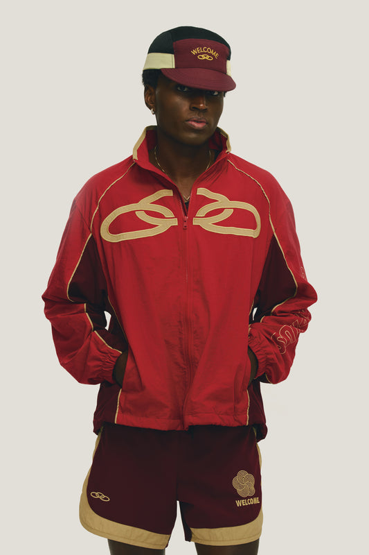 Jaqueta Windbreaker Mantra Olympikus + Welcome - Vermelha