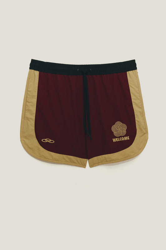 Short Mantra Olympikus + Welcome - Vinho