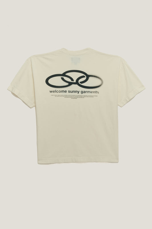 T-Shirt Boxy Fit Mantra Olympikus + Welcome - Off White