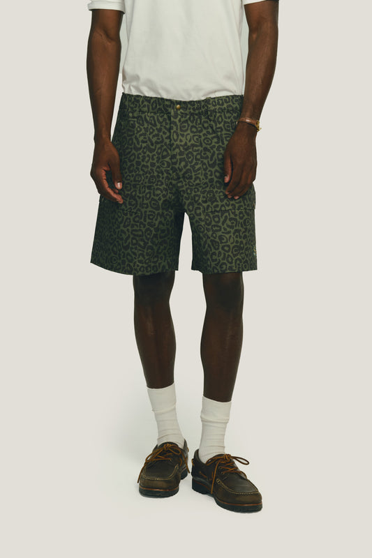 Bermuda Cargo Big Pockets Leopard