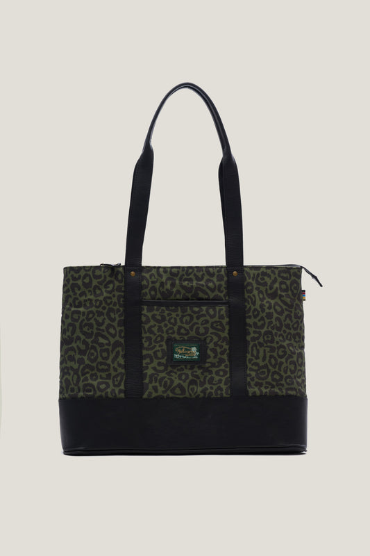Canvas Tote Bag Sunny Heavy Weight - Leopard
