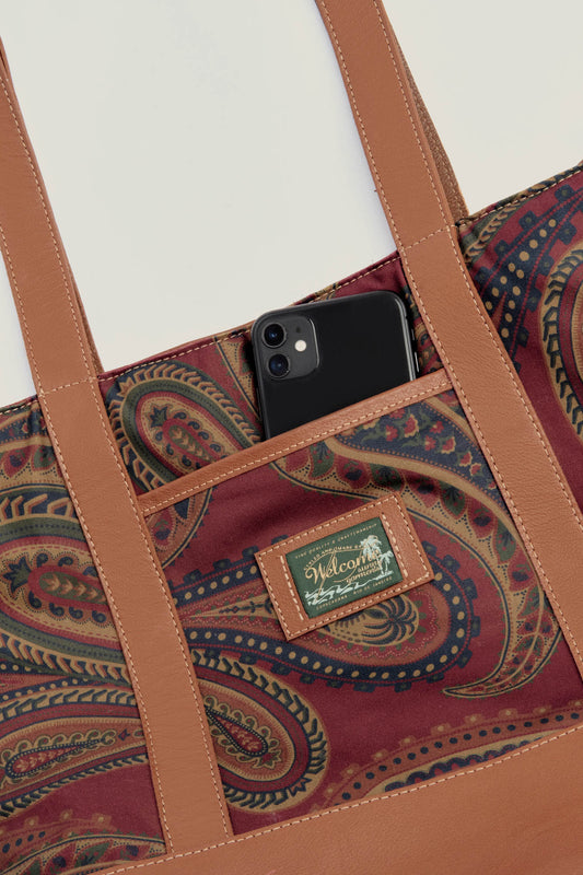 Bolsa de Couro Paisley