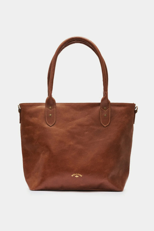 Bolsa de Couro Capanema - Marrom Caramelo
