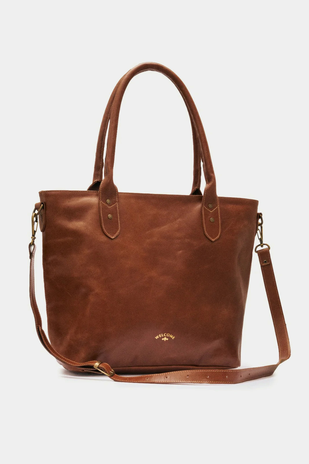 Bolsa de Couro Capanema - Marrom Caramelo