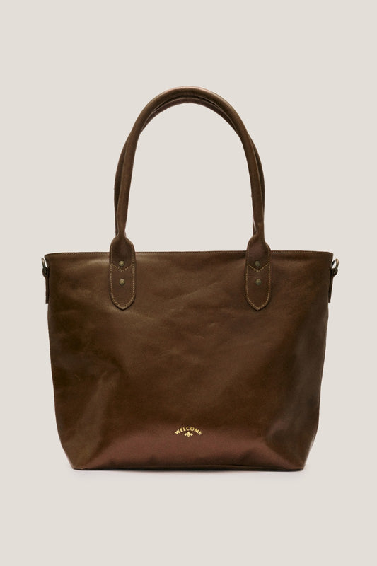 Bolsa de Couro Capanema - Marrom Cacau