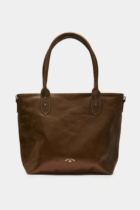 Bolsa de Couro Capanema - Marrom Cacau