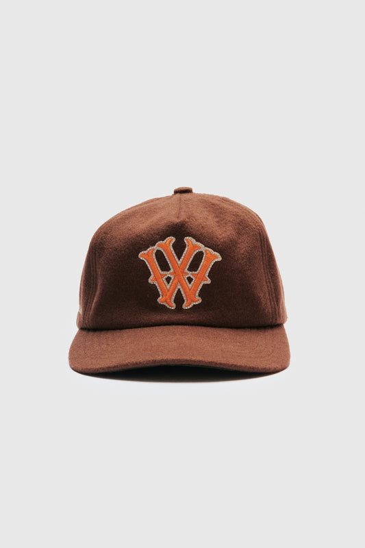 Boné Yankee Veludo - Marrom
